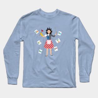 Positive Single Mom Long Sleeve T-Shirt